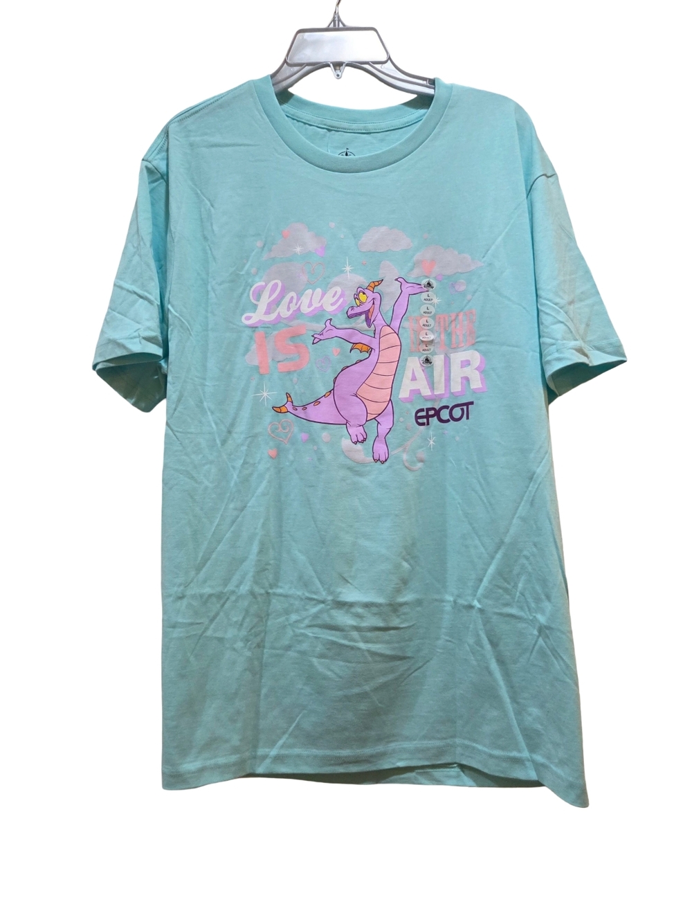 Disney Parks Epcot FIGMENT Love Is In The Air Valentine's Adult Size Large NEW